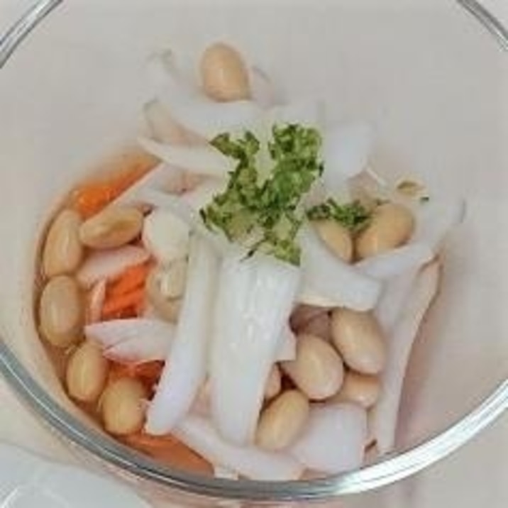 酢玉ねぎ大豆